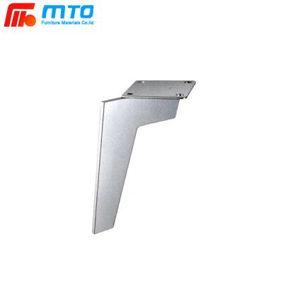 China Industrial Hot Sale Design Chrome Furniture Hardware Metal Furniture Useful Inclined Sofa Legs for sale