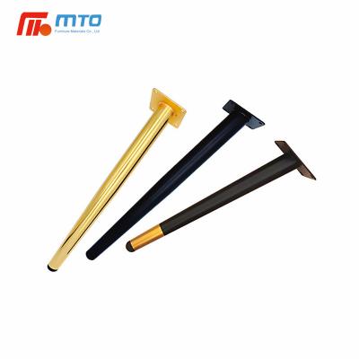 China Modern Cheapest Factory Customized Size Iron Gold And Black Table Leg For Living Room Table for sale