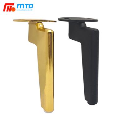 China Modern Black Peep Style Cabinet Furniture Parts Gold Metal Coffee Table Luxury Leg Sofa Feet for sale