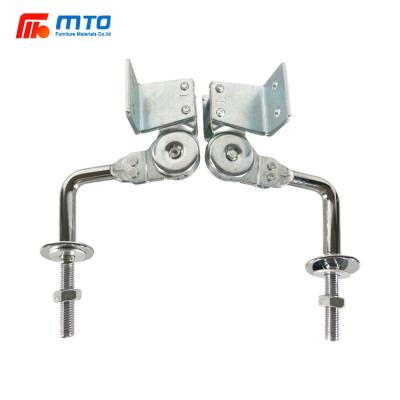 China New Fashion Adjustable Hinge Manufacturer Modern Ratchet Folding Sofa Bed Headrest Hinge Mechanism for sale