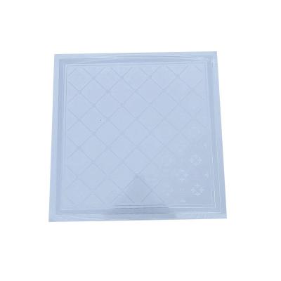 China Artistic Fake Ceiling Panels Low Price Vietnam PVC Square Ceilings Soundproof Waterproof Plastic PVC Ceiling Panel 595*595 mm for sale