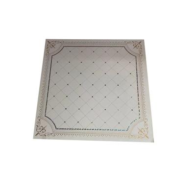 China Artistic Popular Ceilings Design PVC Hot Stamping Ceiling Panel in China PVC Sheet Ceiling Tiles Designs for Vietnam for sale