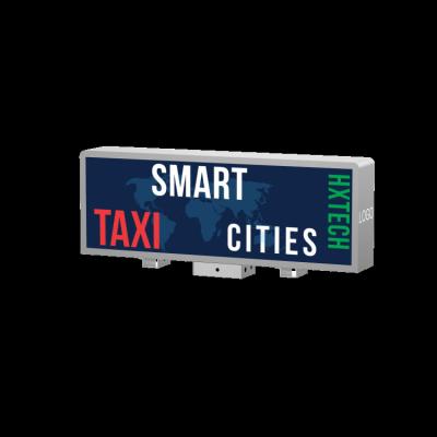 China 2021 Newest Outdoor Advertising Wireless Waterproof 4G Car Top Video Led Display for sale