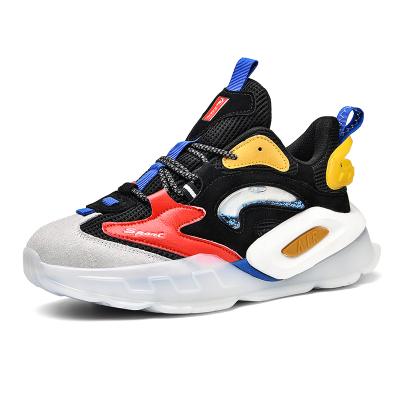 China CUSHIONING Dropshipping Hot Selling Colorful Mens Chunky Sneakers Fashion Men's Platform Shoes Comfortable Leisure Shoes For Male for sale