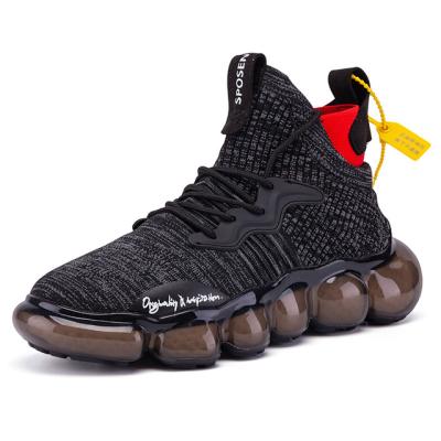 China Fashion Trend Drop Shipping Mens Sports Sock Shoes Breathable Comfortable Chunky Sneakers High Top Casual Running Shoes For Male for sale