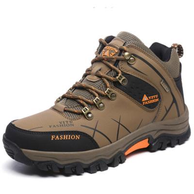 China Dropshipping Agent Waterproof Men's Outdoor Non-slip Hike Boots Leather Waterproof Chunky Sneakers Work Shoes Plus Men's Size 47 for sale