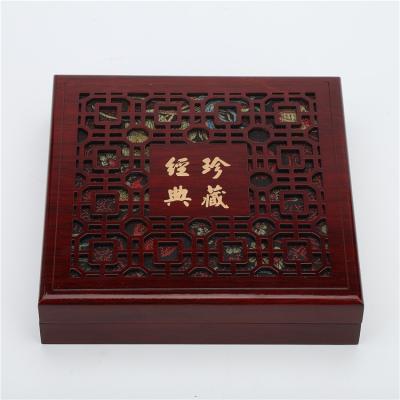 China MDF High Grade Pearl Necklace Box Wooden Size Customized MDF Jewelry Box For Jewelry Display for sale