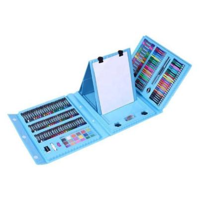 China Portable Case 208 Piece Art Set Crafts Drawing Kit for Kids, Art Painting Case with Triple Double Sided Easel for sale