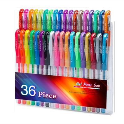 China Pen Marker Gel Parks Gel Pens Set Colored Gel Pen Fine Point Marker 36 Colors for sale