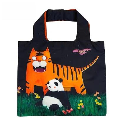 China Customizable Shopping Bags Handled With Sturdy Multiple Patterns And Reusable Shopping Bags Accept Shopping Bag Custom Logo for sale