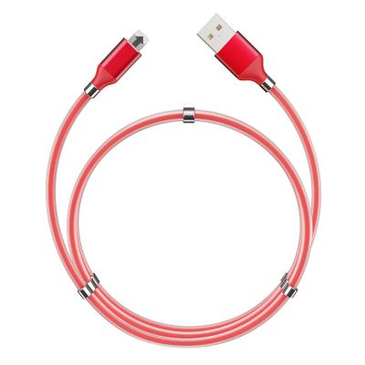 China Wholesale 2.1A Quick Speed ​​Silicone USB Magnetic Cord Cable USB Charger Adapter Wire Charging Sync Charging Data Cable USB Cord for sale