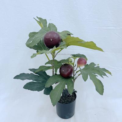 China Artificial Fiddle Leaf Fig Tree Popular Of Decorations.Gifts.For Hot Sale Indoor Home Table Decoration Artificial Fig Plants For Home Decoration for sale