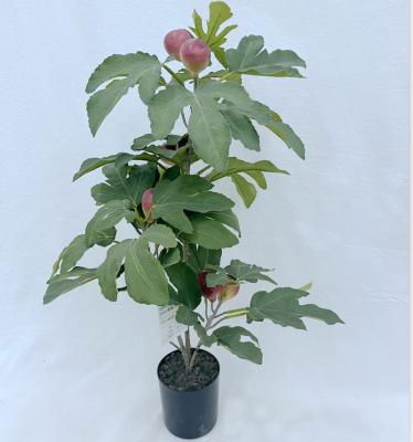 China Artificial Fiddle Leaf Fig Tree Popular Of Decorations.Gifts.For Hot Sale Indoor Home Table Decoration Artificial Fig Plants For Home Decoration for sale