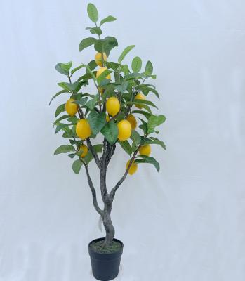 China Factory Direct Home Table Decoration Indoor Decorative Plant Decorations.Gifts.For Plastic Artificial Lemon Tree for sale