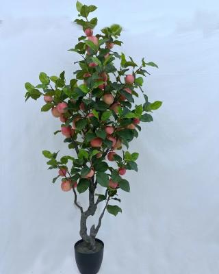 China China Factory Direct Selling Fake Apple Decoration Decorations.Gifts.For Artificial Apple Tree Potted Indoor Home Tabletop Fruit Tree 210cm Touch Real In Plastic Pot For the decor for sale