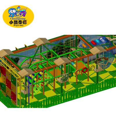 China Amusement Zone Kids Indoor Playground Equipment European Standards Anti - Static for sale