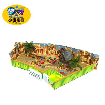 China Leisure Place Kids Play Sand Pit Outdoor Playground Equipment Eco - Friendly for sale