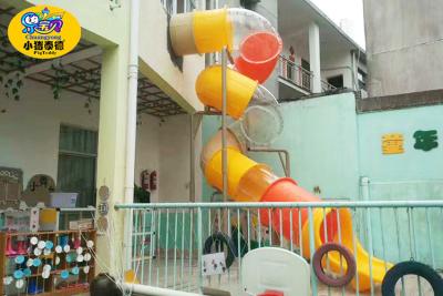 China Children Outdoor Playground Tube Slide  Plastic Environmental Protection for sale