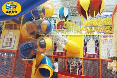 China Small Playground Equipment Slides , Amusement Parks Indoor Kids Play Slide for sale