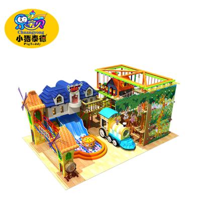 China Adventure Play Ninja Obstacle Course Equipment Environmental Protection for sale