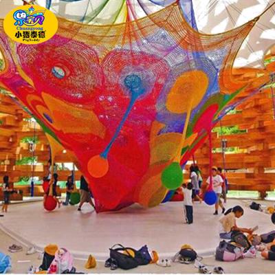 China Toddler Obstacle Course Equipment , Indoor Rope Course Playground Equipment for sale