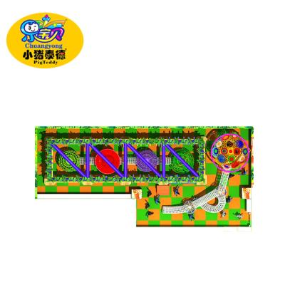 China Funny Kids Assault Course Equipment , Children'S Outdoor Obstacle Course Equipment for sale