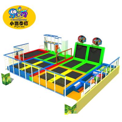 China Professional Custom Jump Trampoline Park High Capacity For Shopping Centers for sale