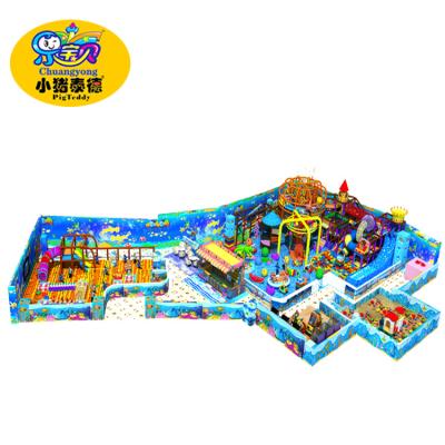 China Happy Baby Indoor Play Structures , Children Soft Play Area Equipment Colorful for sale