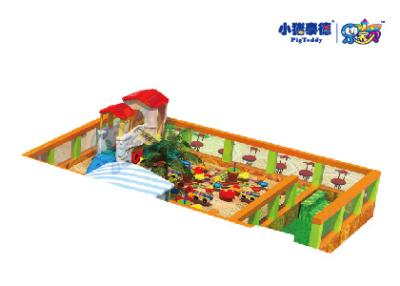 China Outdoor Square Large Childrens Sandpit , Indoor Playground Childrens Play Sand Pits for sale