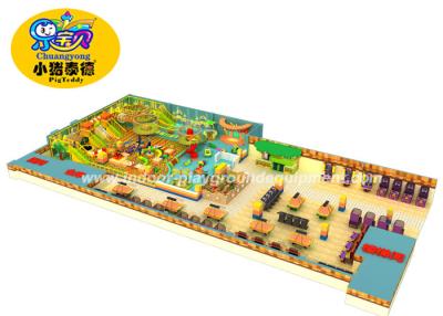 China Eco durable - equipo de juego suave del área de juego de los niños amistosos para el parque de atracciones en venta