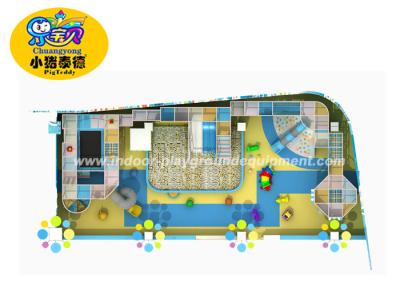 China Large Soft Indoor Playground Equipment For Kindergarten Pre - School for sale