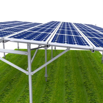 China 6005-T5+ SUS304 Aluminum Solar Farm Land Mounting Solution for sale