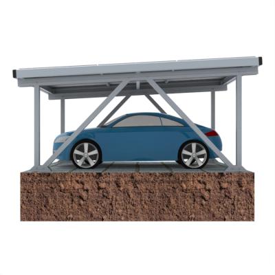 China AL6005-T5 Customize Solar Parking Lot Mount Waterproofing PV Parking Lot Rack for sale