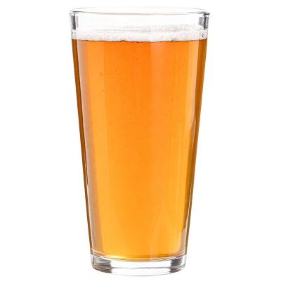 China Factory Custom Made American Wide Mouth Glass Custom Style HONESTREE OEM Mugs Transparent Beer Glass Mugs for sale