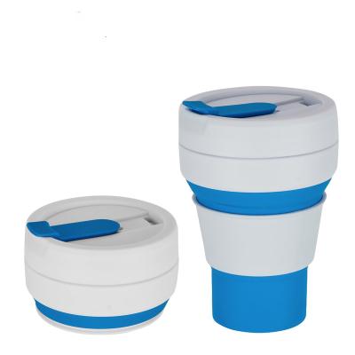 China Wholesale Hot Sale 12oz Silicone Travel Water Cup HONESTREE Amazon Silicone Outdoor Camping Mug With Lid for sale