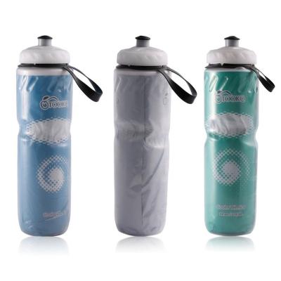 China Wholesale Portable Sports Water Bottle HONESTREE Outdoor Sports Bike Plastic Insulated Water Bottle for sale