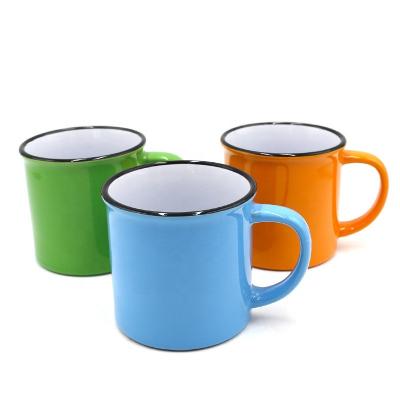 China Wholesale Custom Creative Cute Breakfast Vintage Color HONESTREE Coffee Mug Ceramic Coffee Mug Milk Ceramic for sale