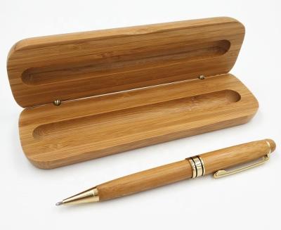 China HONESTREE Logo Ballpoint Bamboo Pen Bamboo Promotion Custom Made With Gift Box for sale