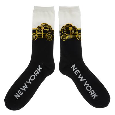 China 2021 High Quality Breathable Socks Custom Factory Customize Printed Men Socks Cotton Crew Socks for sale