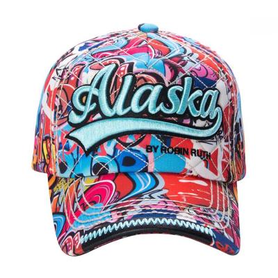 China JOINT Baseball Hat For Men's High Quality Custom Designer Dad's Luxury Hats Fashion Graffiti Print Souvenir Hat for sale