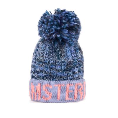 China COMMON 2021 New Design Custom Winter Souvenir Hat Knitted Winter Souvenir Acrylic Warm Hat for sale