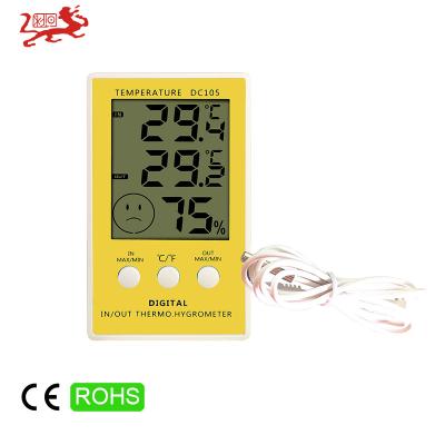 China Good Price OEM Acceptable Large Electronic Digital Thermo Hygrometer Indoor Outdoor Thermometer for sale