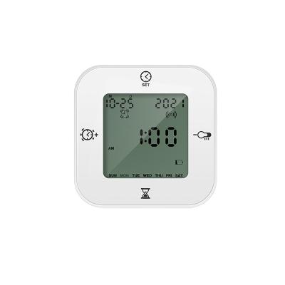 China China Eco-friendly Supply Sound Control Sensing Function Digital Indoor Clock Thermometer Outdoor Hygrometer for sale