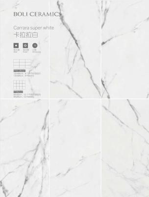 China Renewable 24x48 Porcelain Tile 60*120 Cm Size Fine Air Permeability Super White Color for sale