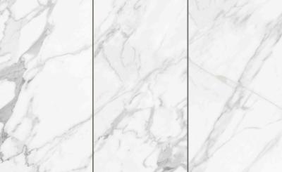 China Indoor 600 X 300 Porcelain Tiles , Landscape White Color Marble Tiles Slabs for sale