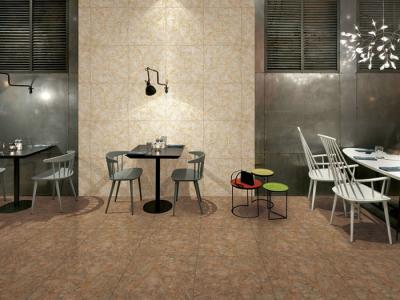 China Gelbe moderne Porzellan-Bodenfliese, Matt Porcelain Bathroom Tile zu verkaufen