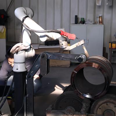 China Collaborative  Industrial manipulator mini robot hand arm 6 axis cnc robot arm 10kg welding manipulator Cobot 1400mm for aluminum MIG/MAG for sale