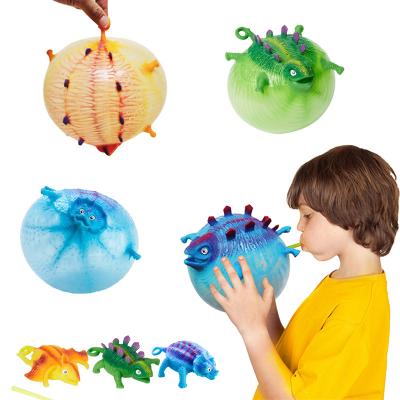 China New Trained Toys Squishy Animals Trained Cute Creative Weird Animals Stress Relief Ball Tpr Dinosaur Balloon Squishies Anti for sale