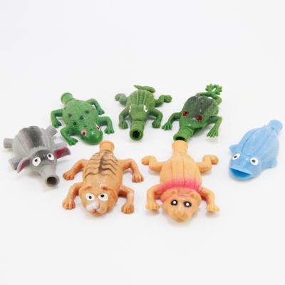 China Anti-Anxiety Stress TPR Toys Squishy Animal Education Toy Kid Child Novelty Blow Balloon Toys for sale