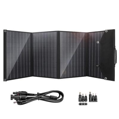 China Foldable Solar Panel 120W Monocrystalline Silicon Folding Portable Solar Panel Solar Cover For Solar System for sale